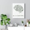 Go Outside Your Mind: Brain Mapping Canvas Wrap - Image 2