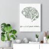Go Outside Your Mind: Brain Mapping Canvas Wrap - Image 6