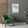 Go Outside Your Mind: Brain Mapping Canvas Wrap - Image 11