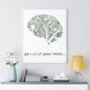 Go Outside Your Mind: Brain Mapping Canvas Wrap - Image 13