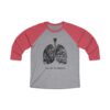 Breathe in Nature Unisex Tri-Blend 34 Raglan Tee - Image 16