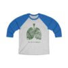 Breathe in Nature Unisex Tri-Blend 34 Raglan Tee - Image 7